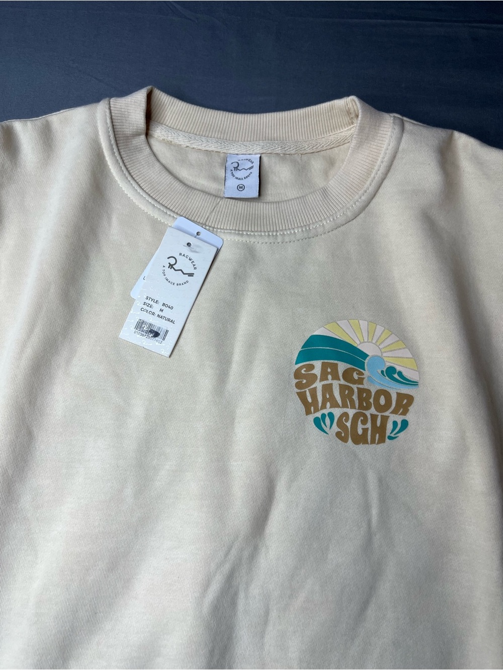 RagWear Sag Harbor SGH Graphic Crewneck Sweatshirt – Size Medium NWT